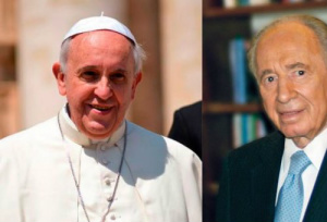 Papa Francisco receberá nesta quinta-feira o ex-presidente Israelense Shimon Peres