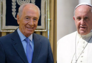 Papa Francisco dialoga com Shimon Peres sobre o papel da religião a favor da paz