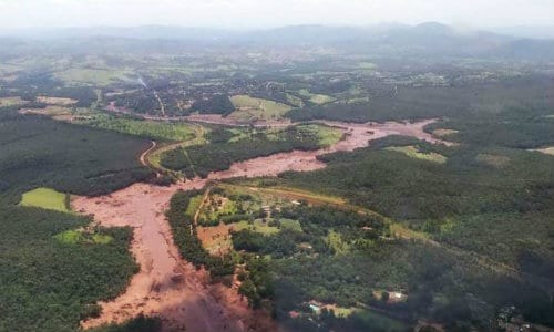Brumadinho (MG). Divulgação: Corpo de Bombeiros de Minas Gerais