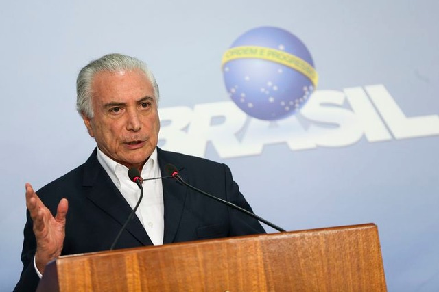 O presidente Michel Temer anuncia redução no preço do óleo diesel (Marcelo Camargo/Agência Brasil)
