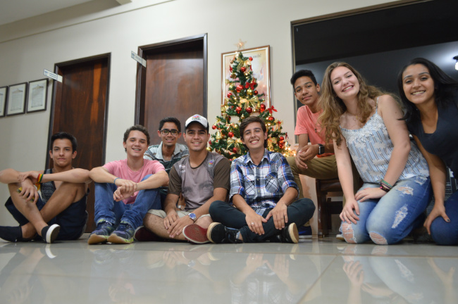 Integrantes do ministério de música 'Verbo de Deus' foi uma das atrações do Sintonia da Paz de Natal. Foto: Gabriel Fernandes