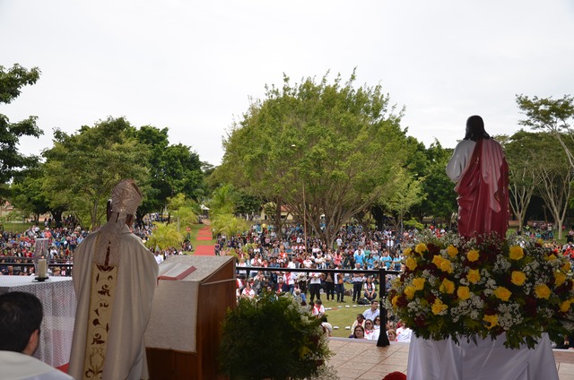 19° Romaria do Sagrado Coração atrai grande número de fiéis no santuário Diocesano