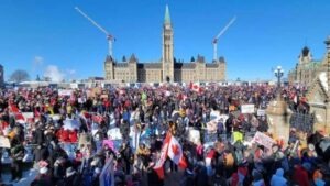 Canadá: milhares protestam contra obrigatoriedade da vacina