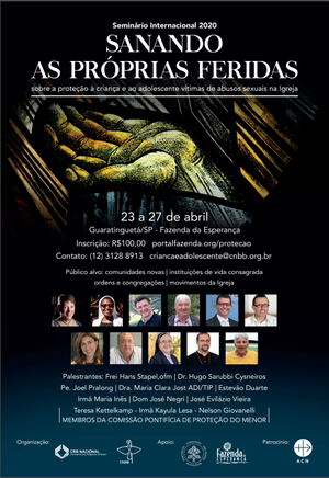 Cartaz Seminário Sanando as próprias feridas