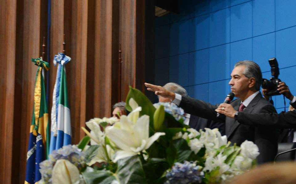 Reinaldo durante ato de posse
Foto: Divulgação