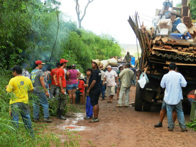 A área de ocupação fica na usina sucroenergética Agrisul Agrícola unidade de MS, no distrito de Quebra Coco, em Sidrolândia.
Foto: DIvulgação