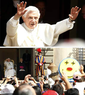 O Papa Bento XVI retomou nesta quarta-feira as tradicionais catequeses direto de sua casa de verão em Castel Gandolfo