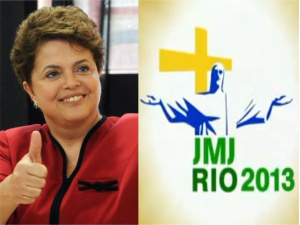 Dilma Rousseff, expressou sua vontade de ajudar com todos os meios possíveis na realização do evento.