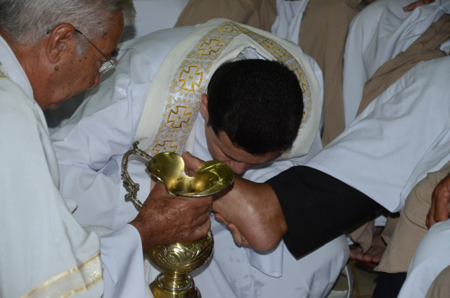 Celebração da missa do 'Lava-Pés' na Catedral