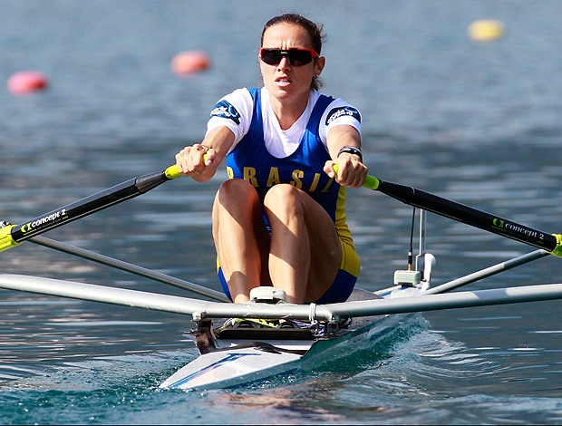 Fabiana escreveu, em Bled, seu nome na história do esporte no Brasil (Foto: Agência AP)