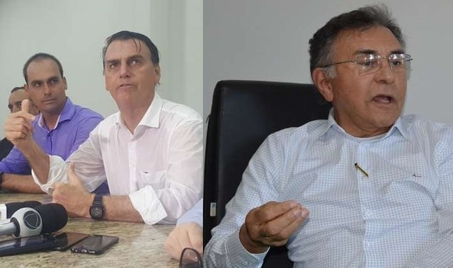 Odilon de Oliveira e Jair Bolsonaro venceram a disputa em Dourados - Crédito: Dourados News/Arquivo