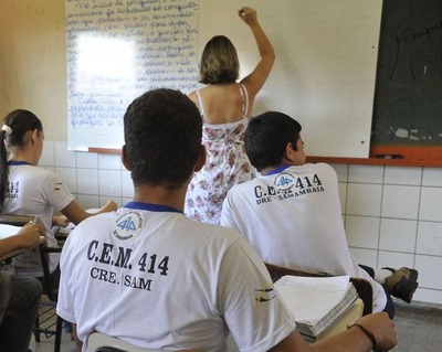 Estudantes que pretendem ser professores tiveram desempenho abaixo da média no Pisa - Arquivo/Agência Brasil