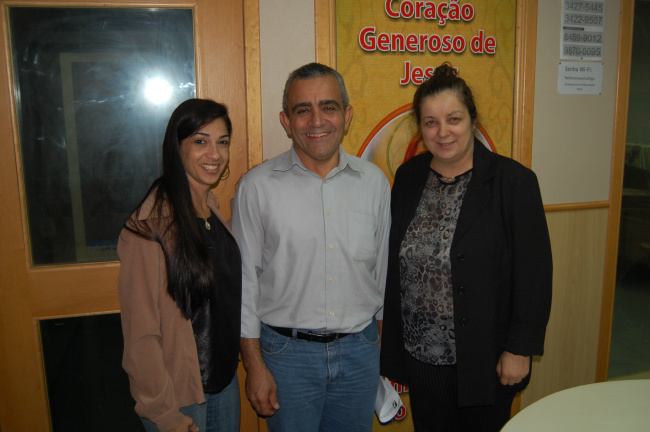 Josimar Nunes, com Fabiana e Ozair