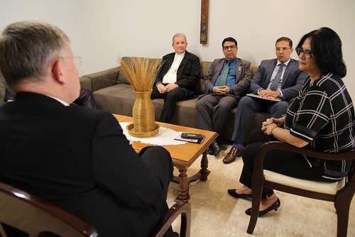 Presidência da CNBB recebe visita da Ministra Damares Alves. Crédito: Caio Lima