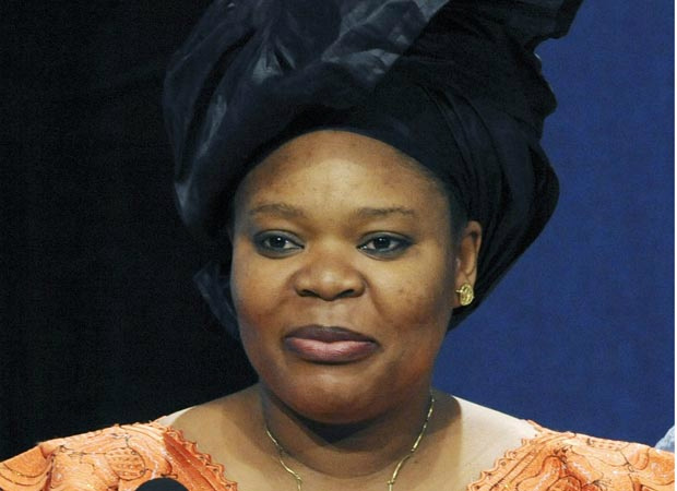 A ativista liberiana Leymah Gbowee em 18 de maio de 2009 (Foto: AP)