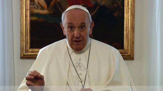 O papa prega durante as vésperas no Canadá / Vatican Media