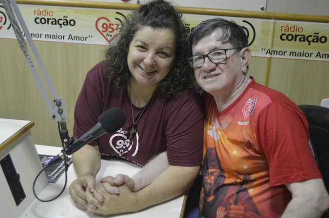 Ozair e Estanislau. Foto: Rádio Coração FM
