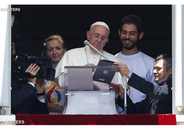 Inscrições da JMJ oficialmente abertas pelo primeiro peregrino: Papa Francisco