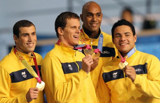 Guilherme Guido, Cielo, Gabriel Mangabeira e Felipe França fecharam a participação da natação brasileira no Pan