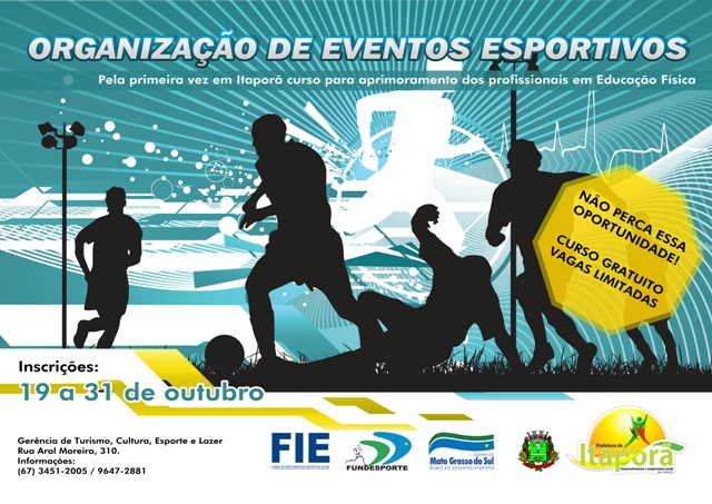 As inscrições estarão abertas no período de 19 a 31 de outubro na GETCEL em horário comercial, ou melhores informações pelo telefone 3451-2005