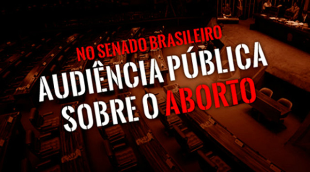 Audiência Pública sobre o aborto - Fonte: Facebook Vifam.org