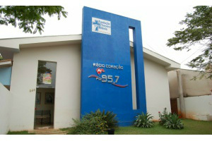 Estúdio principal da Rádio Coração FM,  na Casa Betânia, em Itaporã/MS, onde tudo começou no dia 01 de Setembro de 2005. 