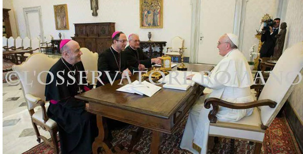 Presidência da CNBB reúne-se com o papa Francisco, no Vaticano