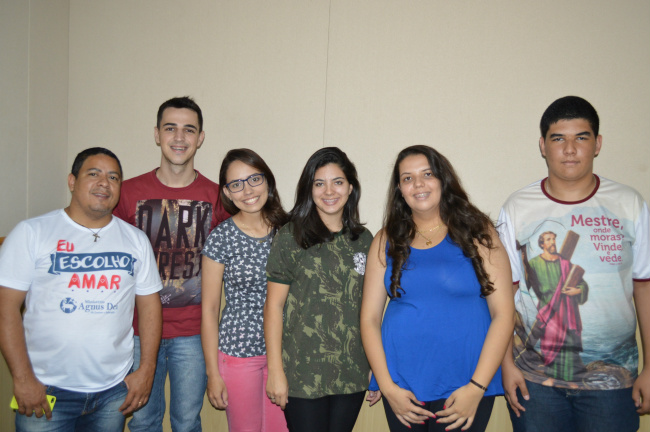 Jovens do Agnus Dei que participarão do Hallel 2015