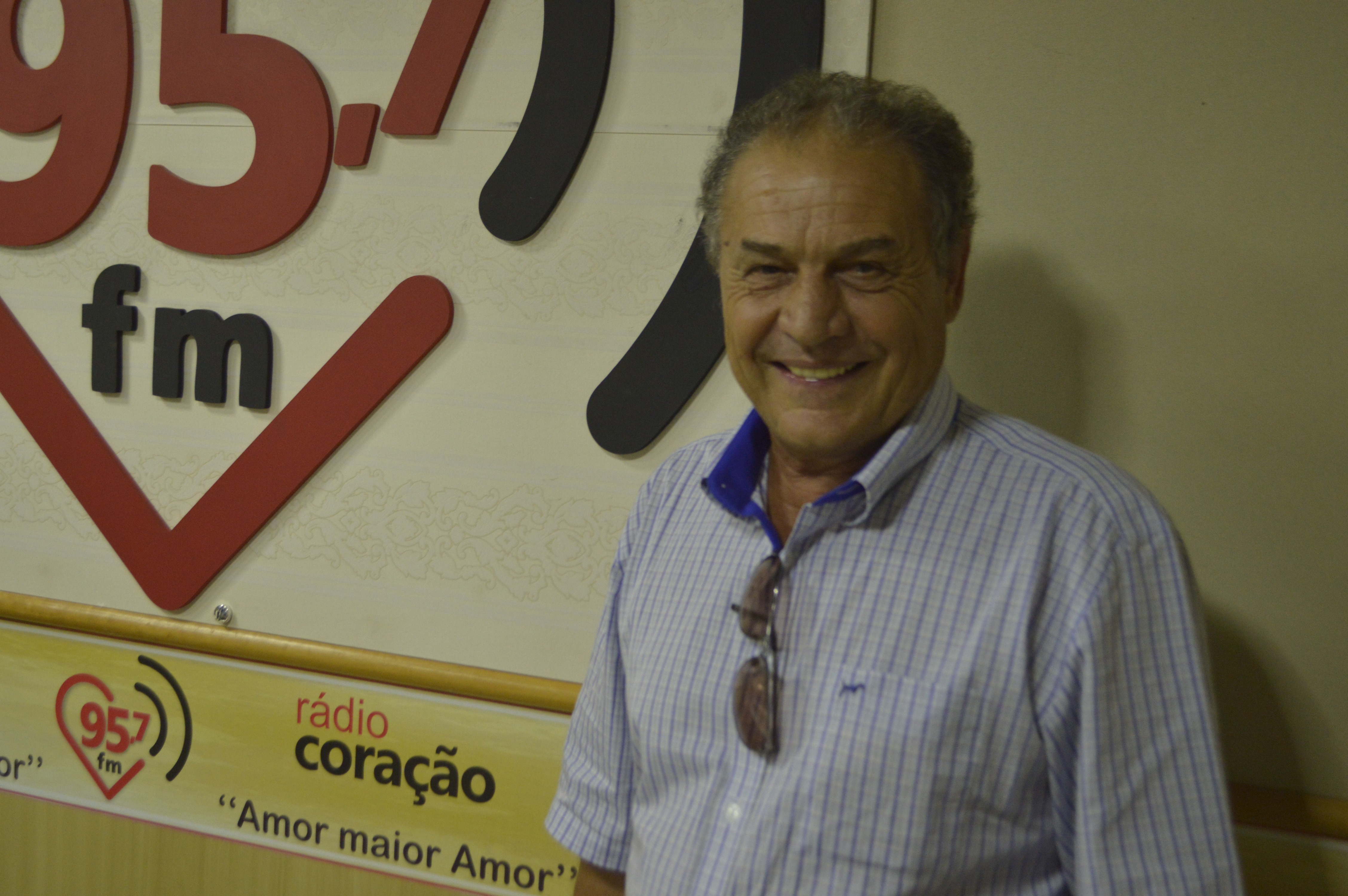 Sr. Aristeu Alceu Carbonaro. Foto: Rádio Coração FM