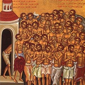 10/03 - A Igreja celebra: Quarenta mártires de Sebaste