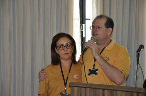  Fátima e Jair de Itaporã/MS, casal coordenador do Setor A das ENS.