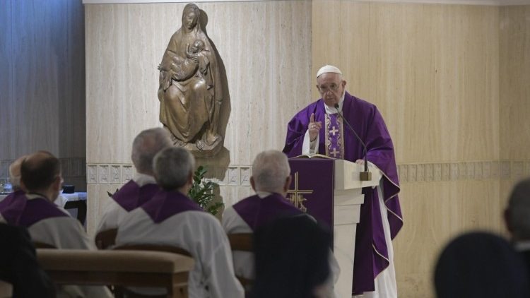 Papa celebra a missa na Casa Santa Marta  (Vatican Media)