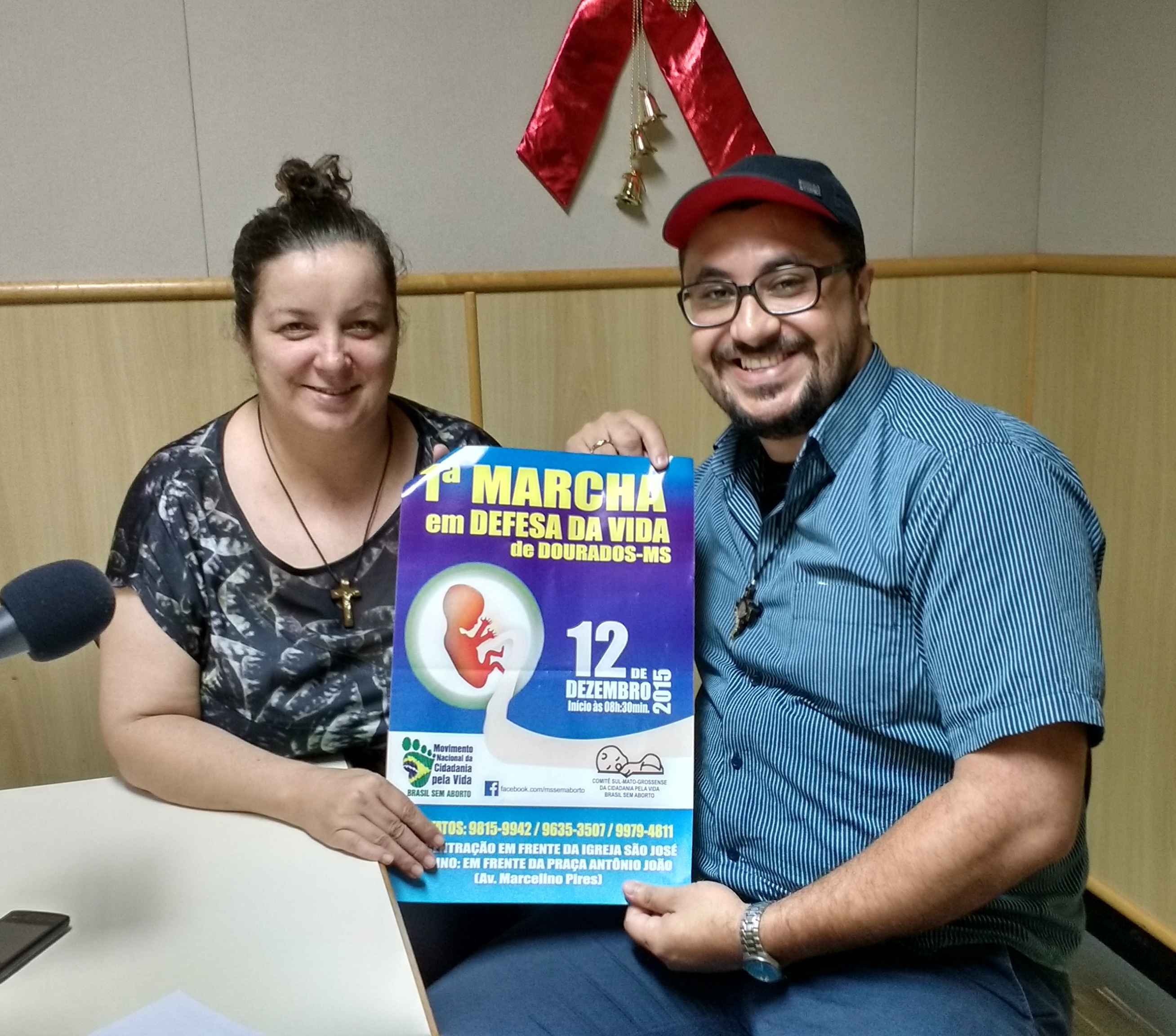 Ozair Sanabria e Pe. Jander.