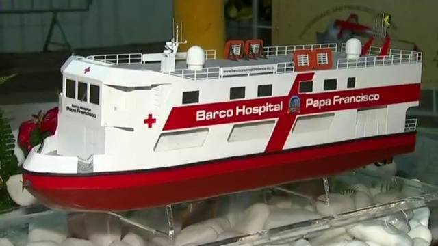 Barco hospital com o nome do Papa Francisco percorrerá cidades ribeirinhas