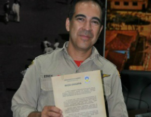 Cabo Eden foi condecorado, mês passado, na Câmara