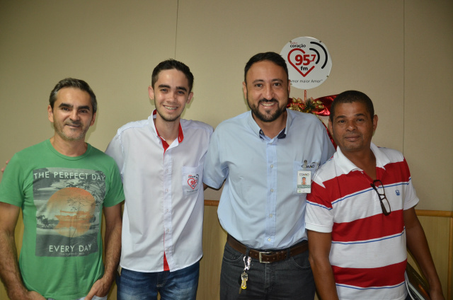 COAMO - Visita Rádio Coração para divulgar premiação