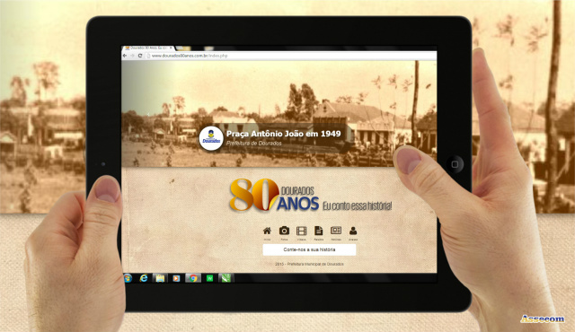 Projeto “Dourados 80 Anos – Eu conto essa história” foi lançado pelo prefeito Murilo em junho deste ano, na Aced

Foto: Chico Leite
