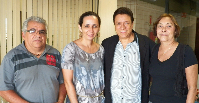 O presidente da FCMS Américo Calheiros juntamente com a gerente Arlene Vilela confirmaram a presença para os diretores Edinaldo Mendes e Keile Anne Sampaio