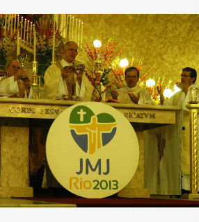 Dom Antonio Augusto preside celebração eucarística que abriu a 4º edição da Vigília de Jovens Adoradores no Rio