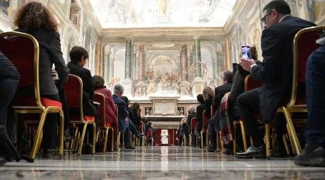 Audiência do Papa com o Instituto Nacional de Seguro contra Acidentes de Trabalho / Vatican Media