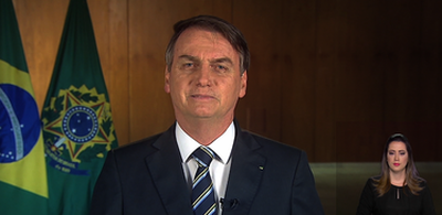 Bolsonaro rejeita regulamentação da mídia no Brasil