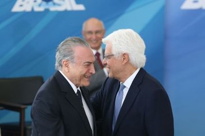 O ex-presidente Michel Temer e o ex-ministro Moreira Franco - Antonio Cruz/Arquivo/Agência Brasil