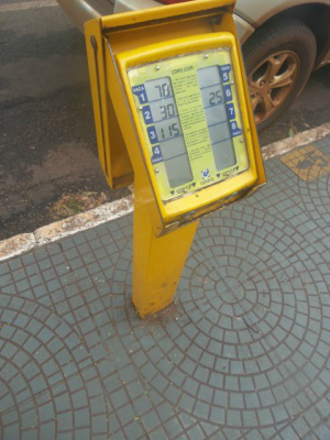 Na próxima semana o serviço será explorado por outra empresa com uma tecnologia de organização e sistema de estacionamento rotativo- Foto: Joandra Alves