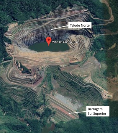 Cidade mineira vive tensão com risco de rompimento de barragem