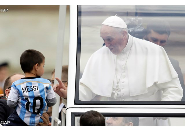 Papa durante a Audiência geral - AP