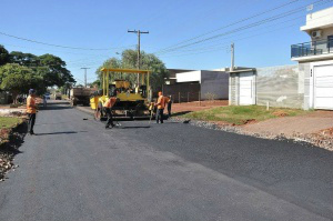 No Parque Alvorada a valorização dos imóveis foi muito grande após as obras de asfalto comunitário
Foto: Assecom