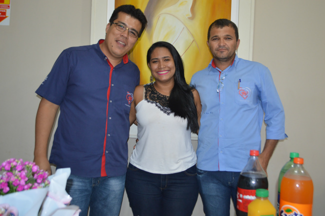 Marlon, Pâmela e Gilberto, aniversariantes