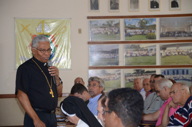 Dom Henrique durante Assembleia no IPAD