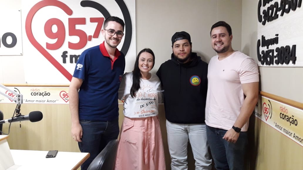 Da esquerda para a direita: Gabriel Fernandes, Ariadne, Nubio e Marcus Vinicius. Foto: RC