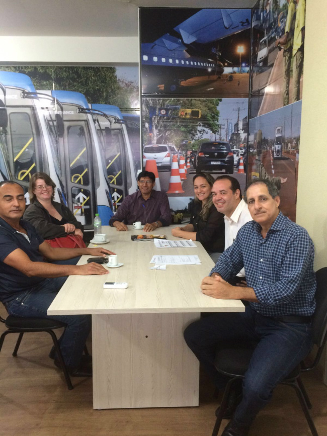 Município de Iguatemi conhece funcionamento da Agetran em Dourados. Foto: Divulgação